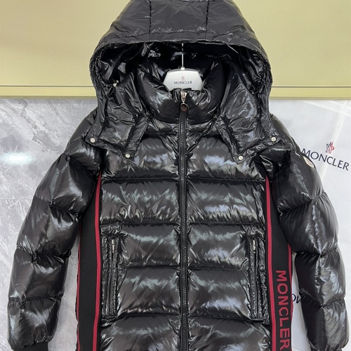 Replica Moncler Down Feather Coat Long Sleeved For Men #1238546, $160.00 USD, [ITEM#1238546], Replica Moncler Down Feather Coat outlet from China