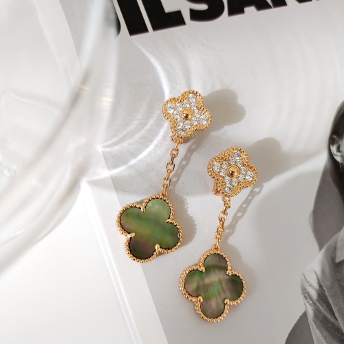 Replica Van Cleef & Arpels Earrings For Women #1238904 $60.00 USD for Wholesale