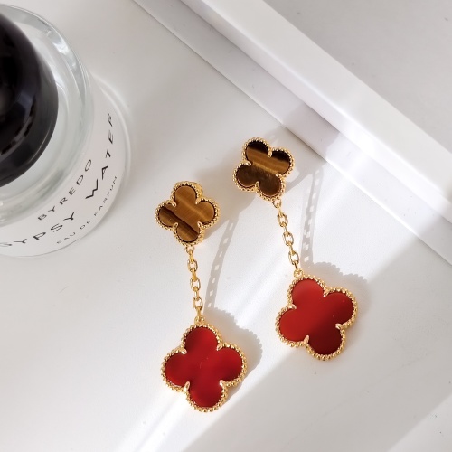 Replica Van Cleef &amp; Arpels Earrings For Women #1238910, $72.00 USD, [ITEM#1238910], Replica Van Cleef &amp; Arpels Earrings outlet from China