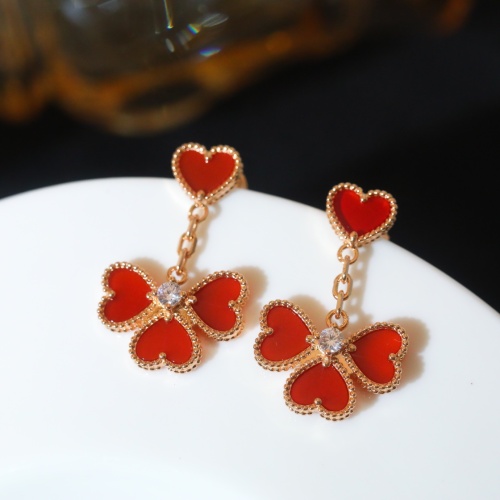 Replica Van Cleef & Arpels Earrings For Women #1238912 $72.00 USD for Wholesale