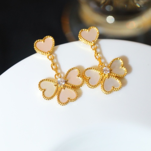 Replica Van Cleef & Arpels Earrings For Women #1238913 $72.00 USD for Wholesale