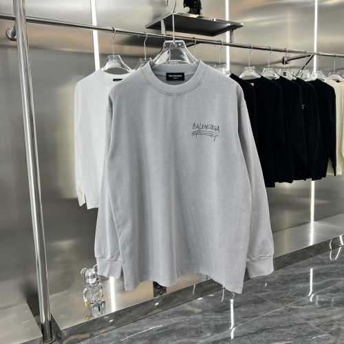 Replica Balenciaga T-Shirts Long Sleeved For Unisex #1239082, $45.00 USD, [ITEM#1239082], Replica Balenciaga T-Shirts outlet from China