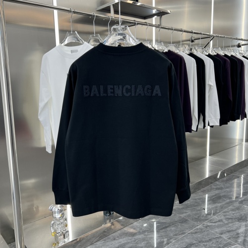 Replica Balenciaga T-Shirts Long Sleeved For Unisex #1239084 $45.00 USD for Wholesale