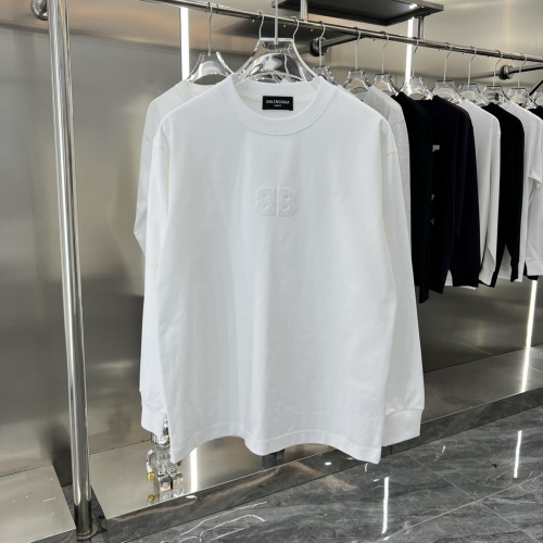 Replica Balenciaga T-Shirts Long Sleeved For Unisex #1239085, $45.00 USD, [ITEM#1239085], Replica Balenciaga T-Shirts outlet from China