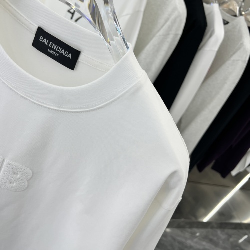 Replica Balenciaga T-Shirts Long Sleeved For Unisex #1239085 $45.00 USD for Wholesale