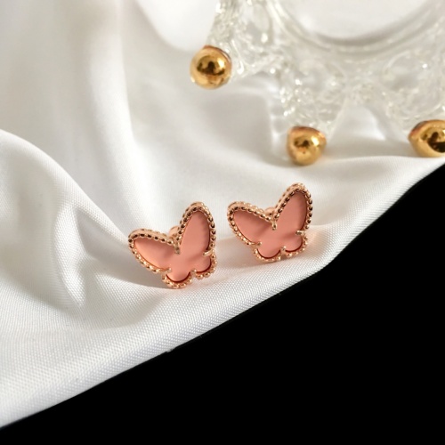 Replica Van Cleef &amp; Arpels Earrings For Women #1239109, $25.00 USD, [ITEM#1239109], Replica Van Cleef &amp; Arpels Earrings outlet from China