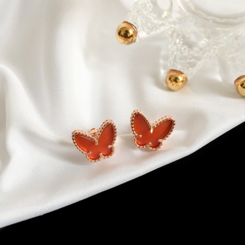 Replica Van Cleef &amp; Arpels Earrings For Women #1239117, $25.00 USD, [ITEM#1239117], Replica Van Cleef &amp; Arpels Earrings outlet from China