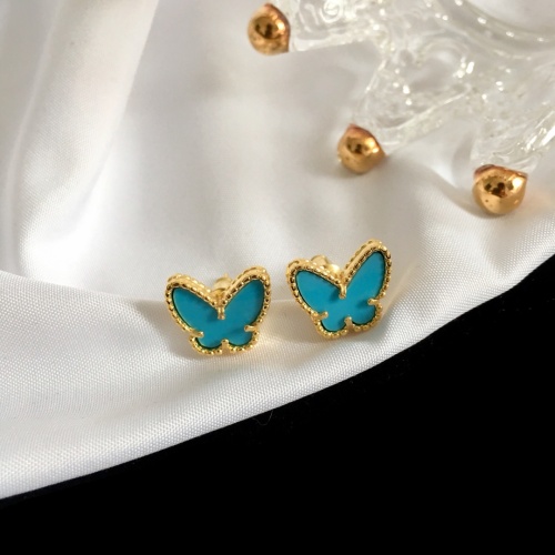 Replica Van Cleef &amp; Arpels Earrings For Women #1239125, $25.00 USD, [ITEM#1239125], Replica Van Cleef &amp; Arpels Earrings outlet from China