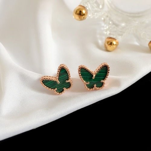 Replica Van Cleef &amp; Arpels Earrings For Women #1239127, $25.00 USD, [ITEM#1239127], Replica Van Cleef &amp; Arpels Earrings outlet from China