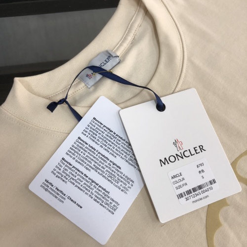 Replica Moncler T-Shirts Short Sleeved For Unisex #1239183 $41.00 USD for Wholesale