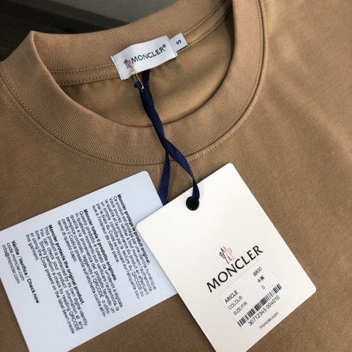 Replica Moncler T-Shirts Short Sleeved For Unisex #1239243 $41.00 USD for Wholesale