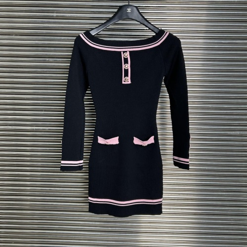 Replica Balmain Dresses Long Sleeved For Women #1239590, $88.00 USD, [ITEM#1239590], Replica Balmain Dresses outlet from China