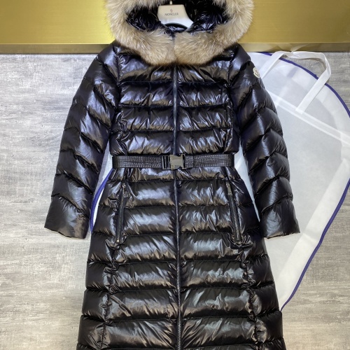 Replica Moncler Down Feather Coat Long Sleeved For Women #1240182, $225.00 USD, [ITEM#1240182], Replica Moncler Down Feather Coat outlet from China