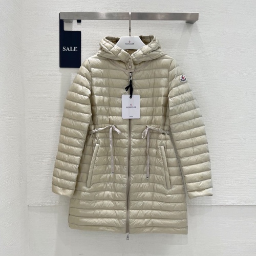 Replica Moncler Down Feather Coat Long Sleeved For Women #1240183, $160.00 USD, [ITEM#1240183], Replica Moncler Down Feather Coat outlet from China