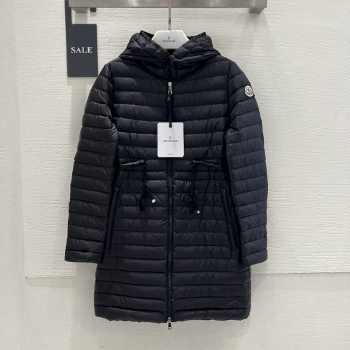 Replica Moncler Down Feather Coat Long Sleeved For Women #1240185, $160.00 USD, [ITEM#1240185], Replica Moncler Down Feather Coat outlet from China