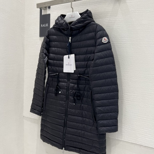 Replica Moncler Down Feather Coat Long Sleeved For Women #1240185 $160.00 USD for Wholesale