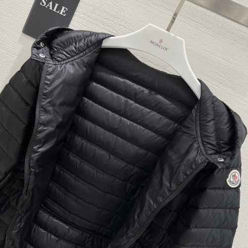 Replica Moncler Down Feather Coat Long Sleeved For Women #1240185 $160.00 USD for Wholesale