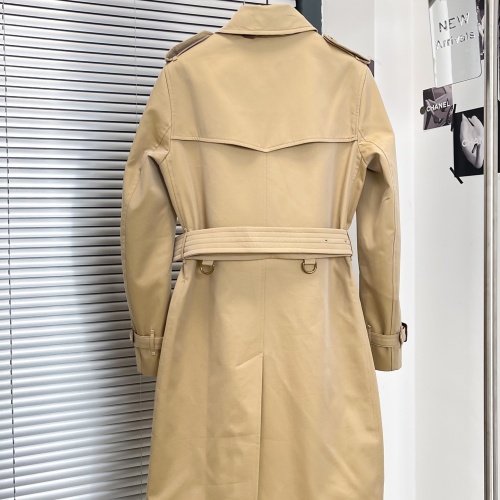 Replica Burberry Trench Coat Long Sleeved For Women #1240193 $160.00 USD for Wholesale