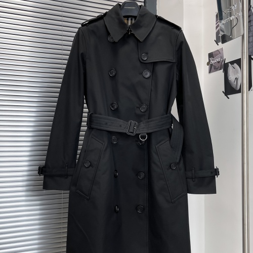 Replica Burberry Trench Coat Long Sleeved For Women #1240194, $160.00 USD, [ITEM#1240194], Replica Burberry Trench Coat outlet from China