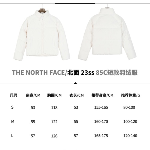 Replica The North Face Down Feather Coat Long Sleeved For Women #1240214 $118.00 USD for Wholesale