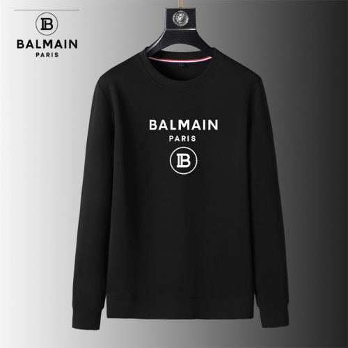 Replica Balmain Hoodies Long Sleeved For Men #1240463, $40.00 USD, [ITEM#1240463], Replica Balmain Hoodies outlet from China