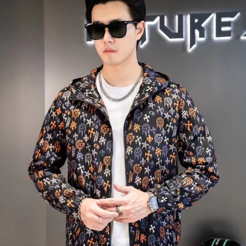 Replica Chrome Hearts Jackets Long Sleeved For Men #1240741 $60.00 USD for Wholesale