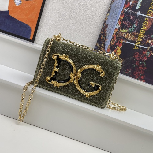 Replica Dolce &amp; Gabbana D&amp;G AAA Quality Messenger Bags For Women #1240753, $150.00 USD, [ITEM#1240753], Replica Dolce &amp; Gabbana D&amp;G AAA Quality Messenger Bags outlet from China