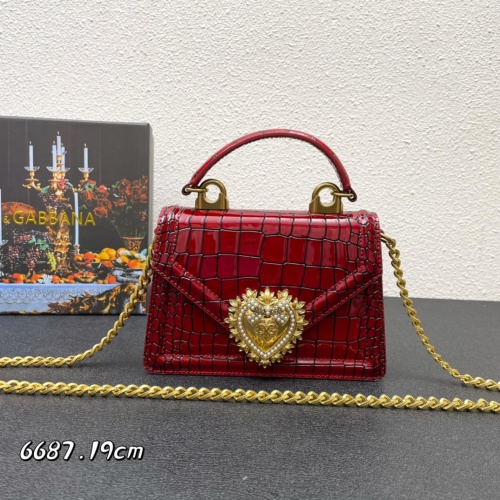 Replica Dolce &amp; Gabbana D&amp;G AAA Quality Messenger Bags For Women #1240764, $158.00 USD, [ITEM#1240764], Replica Dolce &amp; Gabbana D&amp;G AAA Quality Messenger Bags outlet from China