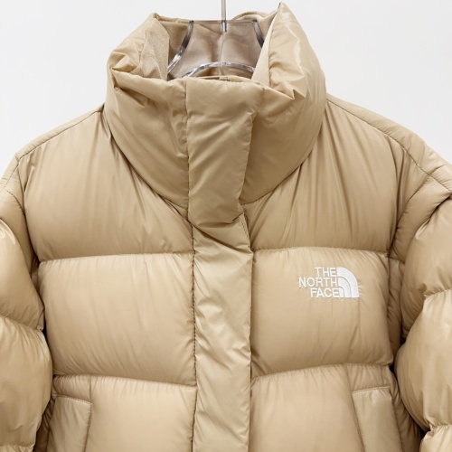 Replica The North Face Down Feather Coat Long Sleeved For Women #1240805 $155.00 USD for Wholesale