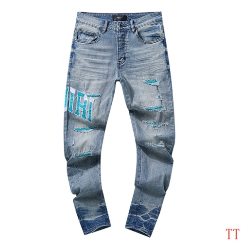 Replica Amiri Jeans For Men #1240938, $64.00 USD, [ITEM#1240938], Replica Amiri Jeans outlet from China