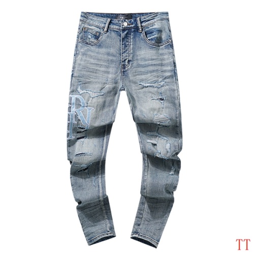 Replica Amiri Jeans For Men #1240940, $64.00 USD, [ITEM#1240940], Replica Amiri Jeans outlet from China