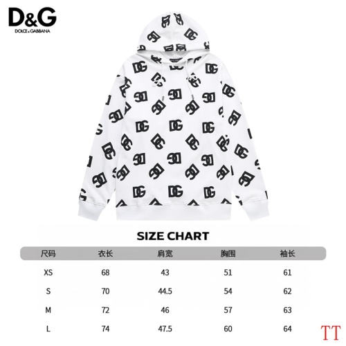 Replica Dolce & Gabbana D&G Hoodies Long Sleeved For Unisex #1240985 $64.00 USD for Wholesale