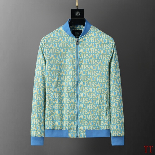 Replica Versace Jackets Long Sleeved For Men #1241001, $56.00 USD, [ITEM#1241001], Replica Versace Jackets outlet from China