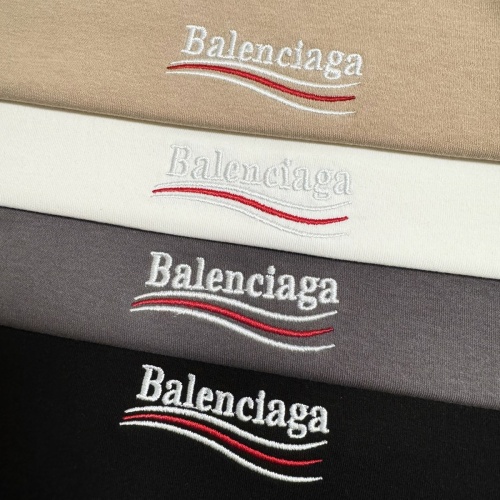 Replica Balenciaga T-Shirts Long Sleeved For Men #1241324 $40.00 USD for Wholesale