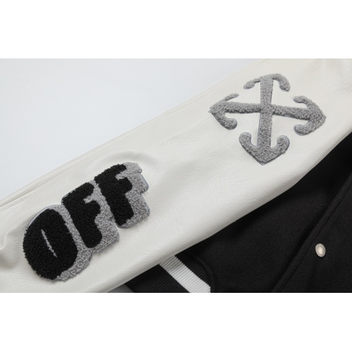 Replica Off-White Jackets Long Sleeved For Unisex #1241327 $82.00 USD for Wholesale