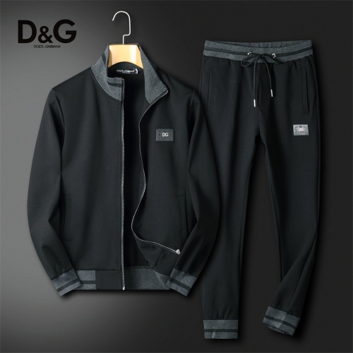 Replica Dolce &amp; Gabbana D&amp;G Tracksuits Long Sleeved For Men #1241485, $85.00 USD, [ITEM#1241485], Replica Dolce &amp; Gabbana D&amp;G Tracksuits outlet from China