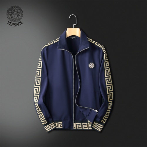 Replica Versace Tracksuits Long Sleeved For Men #1241527 $85.00 USD for Wholesale