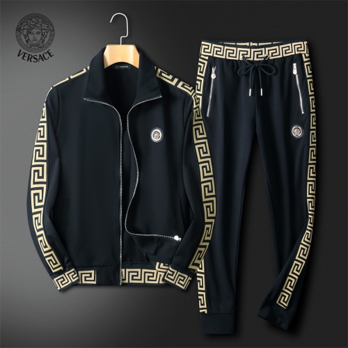 Replica Versace Tracksuits Long Sleeved For Men #1241528, $85.00 USD, [ITEM#1241528], Replica Versace Tracksuits outlet from China