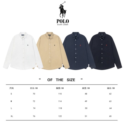 Replica Ralph Lauren Polo Shirts Long Sleeved For Men #1241534 $45.00 USD for Wholesale