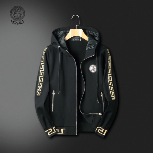 Replica Versace Tracksuits Long Sleeved For Men #1241542 $85.00 USD for Wholesale