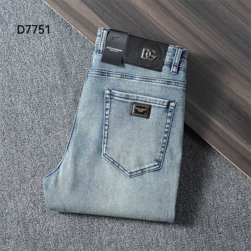 Replica Dolce &amp; Gabbana D&amp;G Jeans For Men #1241707, $45.00 USD, [ITEM#1241707], Replica Dolce &amp; Gabbana D&amp;G Jeans outlet from China