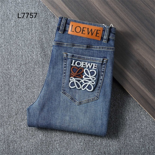 Replica LOEWE Jeans For Men #1241710, $45.00 USD, [ITEM#1241710], Replica LOEWE Jeans outlet from China