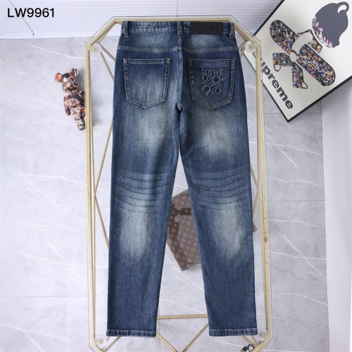 Replica LOEWE Jeans For Men #1241711 $45.00 USD for Wholesale