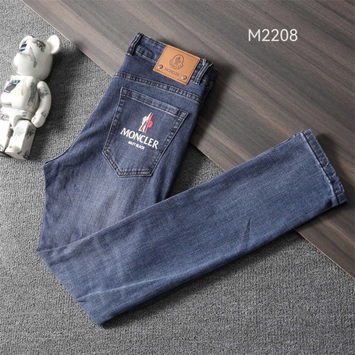 Replica Moncler Jeans For Men #1241717 $45.00 USD for Wholesale