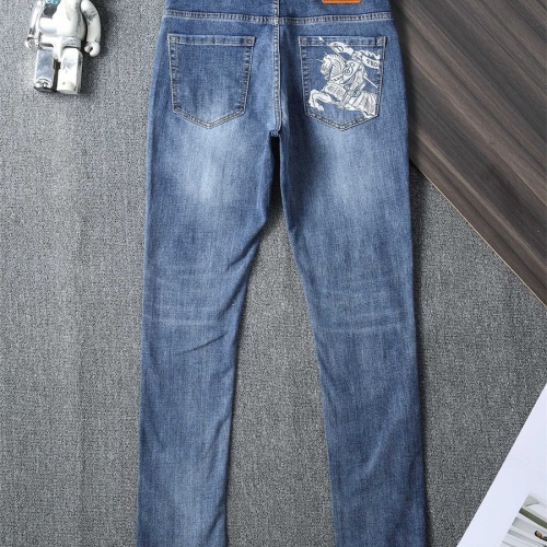 Replica Burberry Jeans For Men #1241743 $45.00 USD for Wholesale