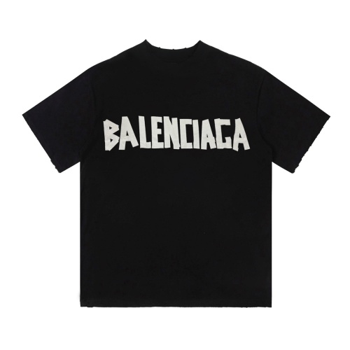 Replica Balenciaga T-Shirts Short Sleeved For Unisex #1242033, $48.00 USD, [ITEM#1242033], Replica Balenciaga T-Shirts outlet from China