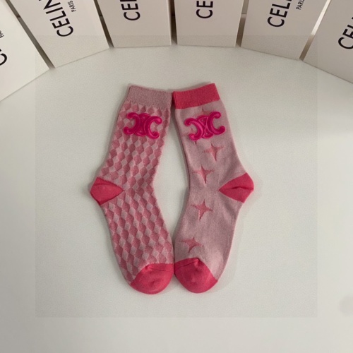 Replica Celine Socks #1242094 $29.00 USD for Wholesale