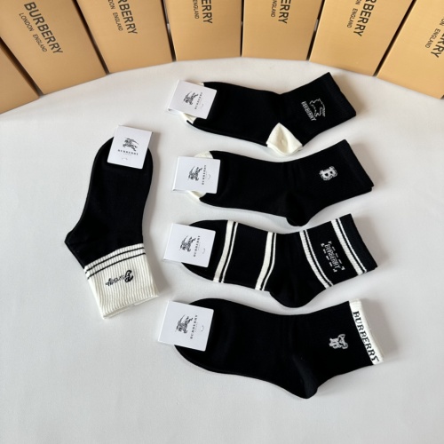 Replica Burberry Socks #1242181 $25.00 USD for Wholesale