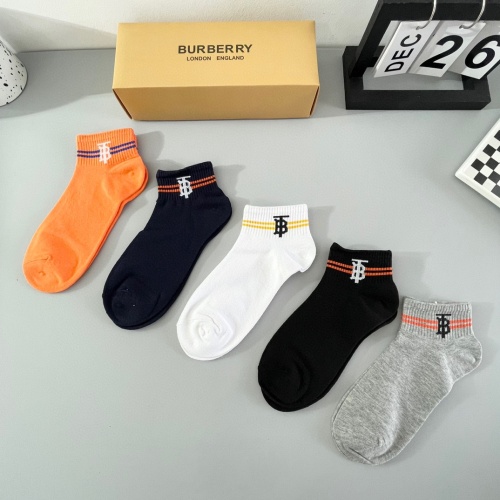 Replica Burberry Socks #1242206 $25.00 USD for Wholesale