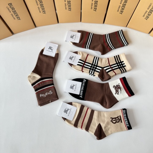 Replica Burberry Socks #1242412 $25.00 USD for Wholesale